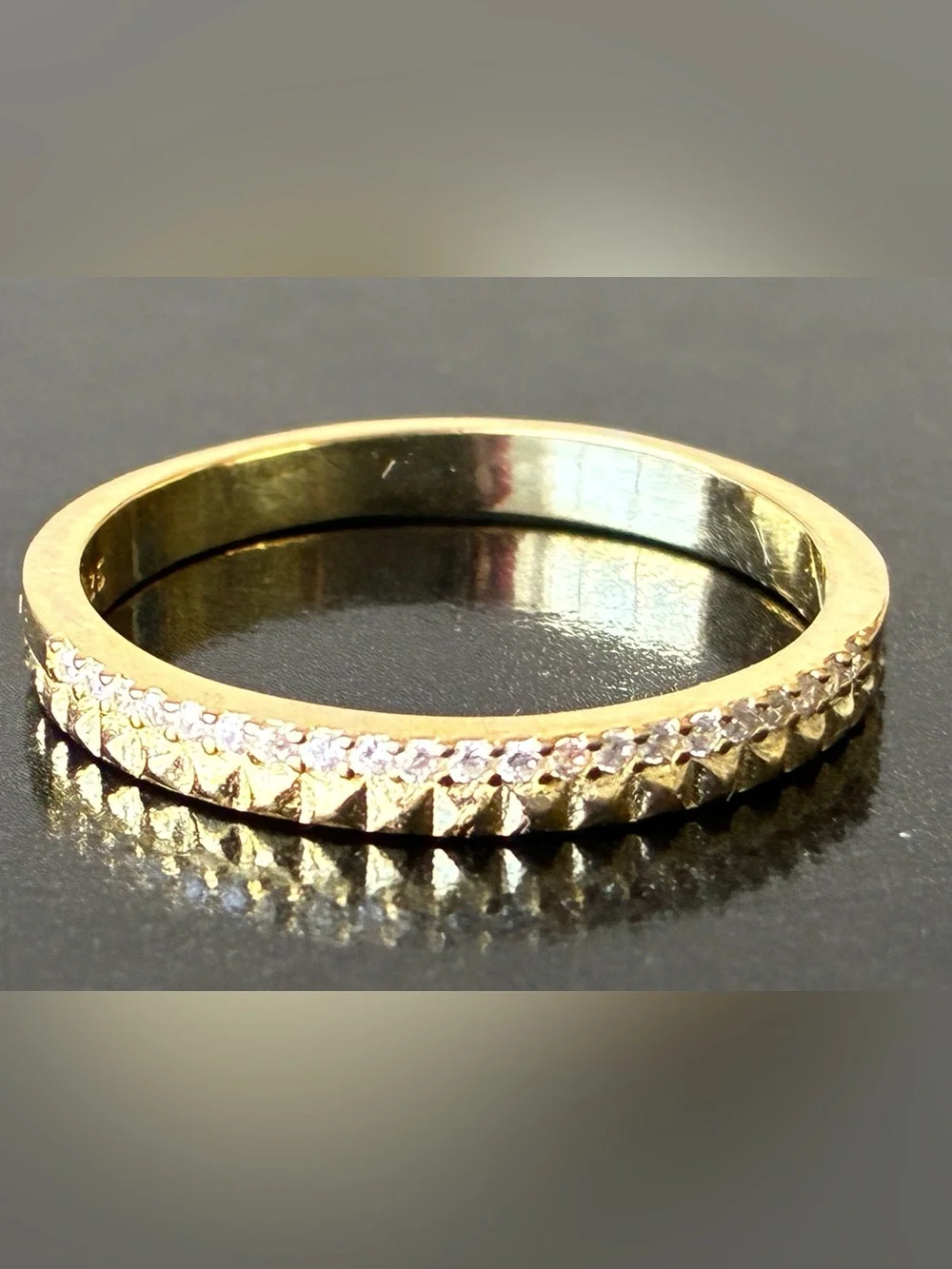 925 Sterling Silver Stackable Ring - Women's Jewelry Sz 8